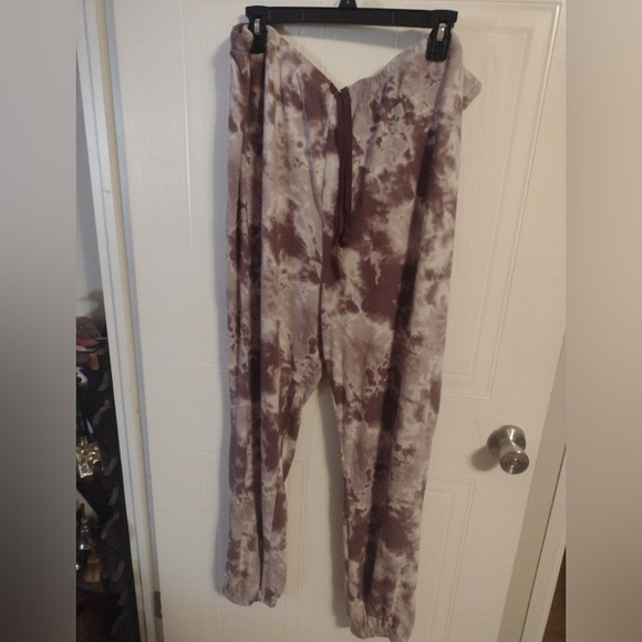 Como Blu Purple Tie-Dye Lounge Set Size 2X - Picture 3 of 9